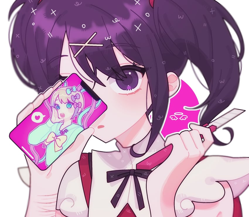 chouzetsusaikawa tenshi-chan and ame-chan (needy girl overdose) drawn by yangmal