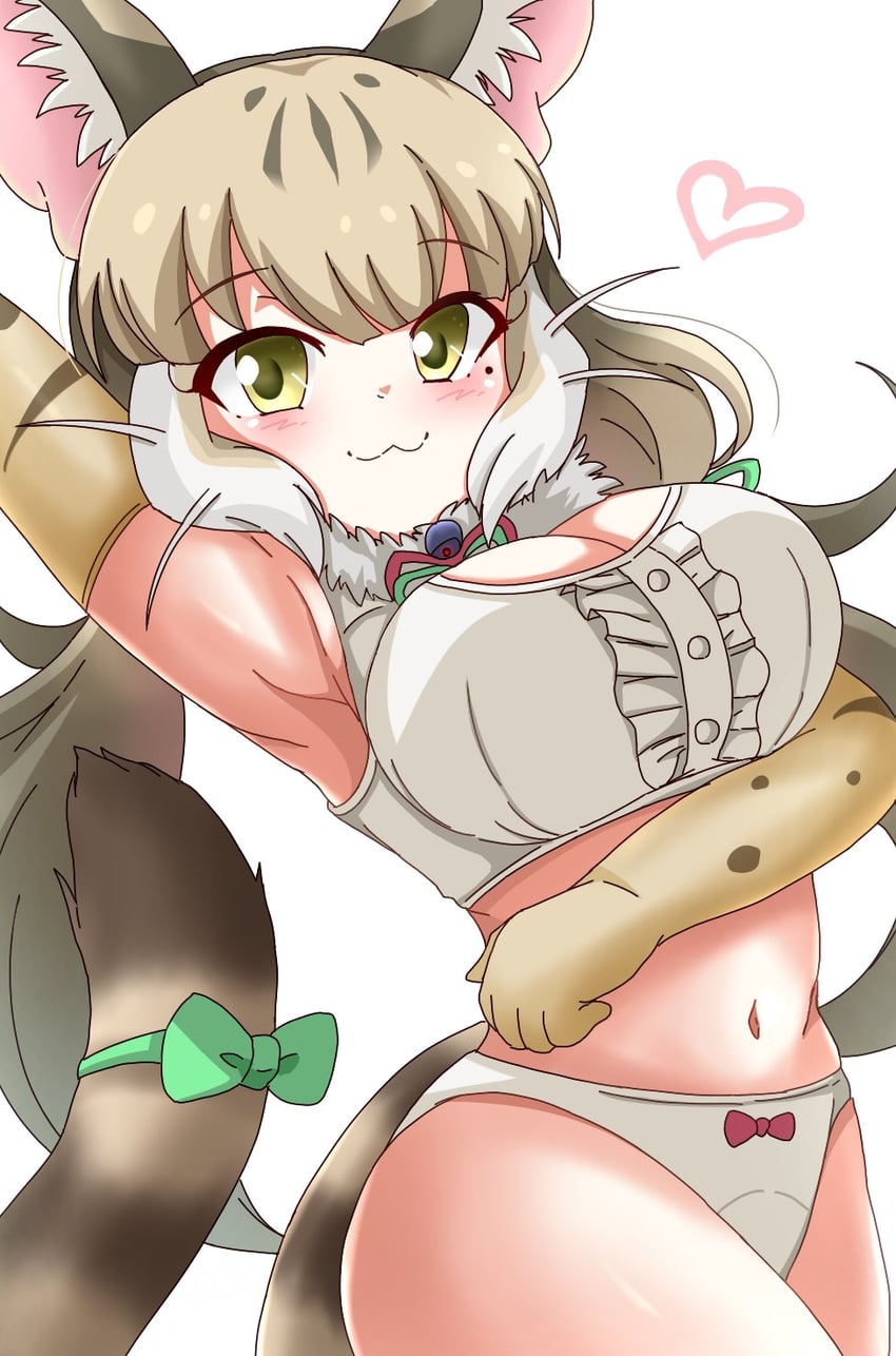 jungle cat (kemono friends and 1 more) drawn by hata_(user_ehfr2334)