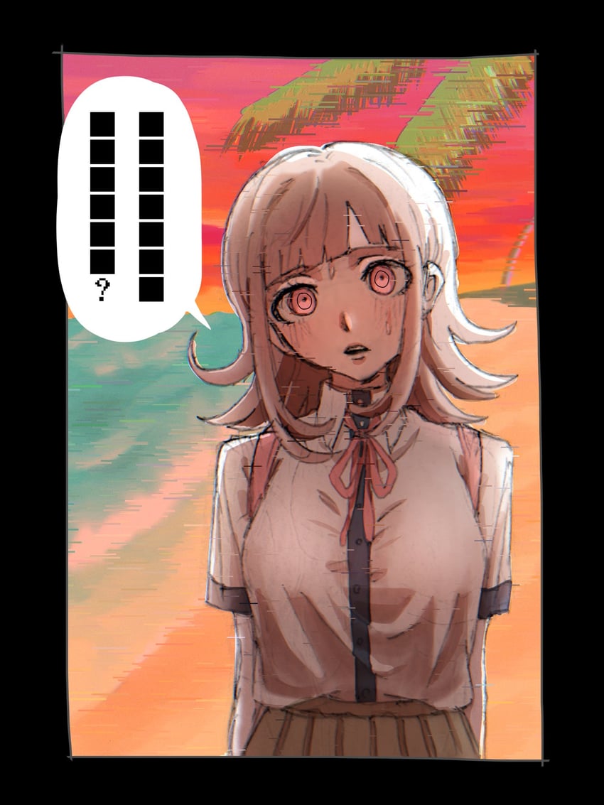nanami chiaki (danganronpa and 1 more) drawn by rari_wo