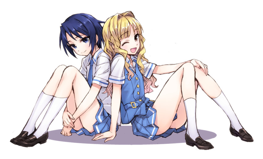 yamanobe miki and sakura kiri (cross channel) drawn by matsuryuu