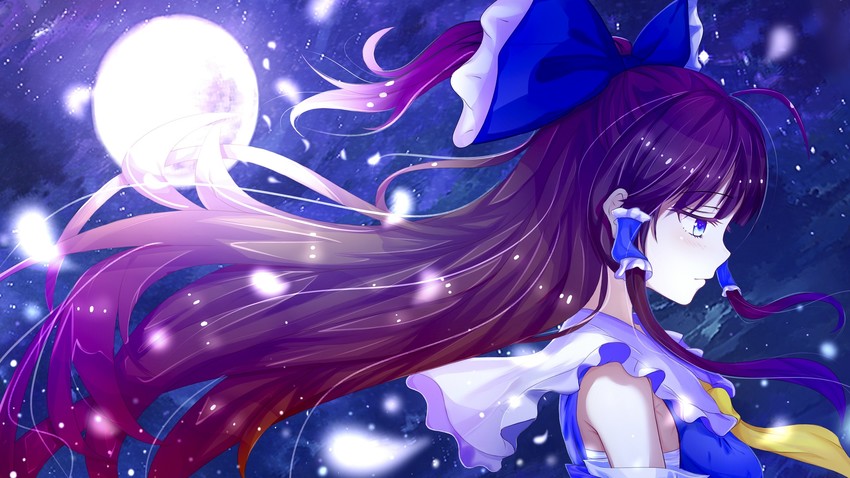 hakurei reimu (touhou) drawn by guanghe_zuoyong_de_de_yezi