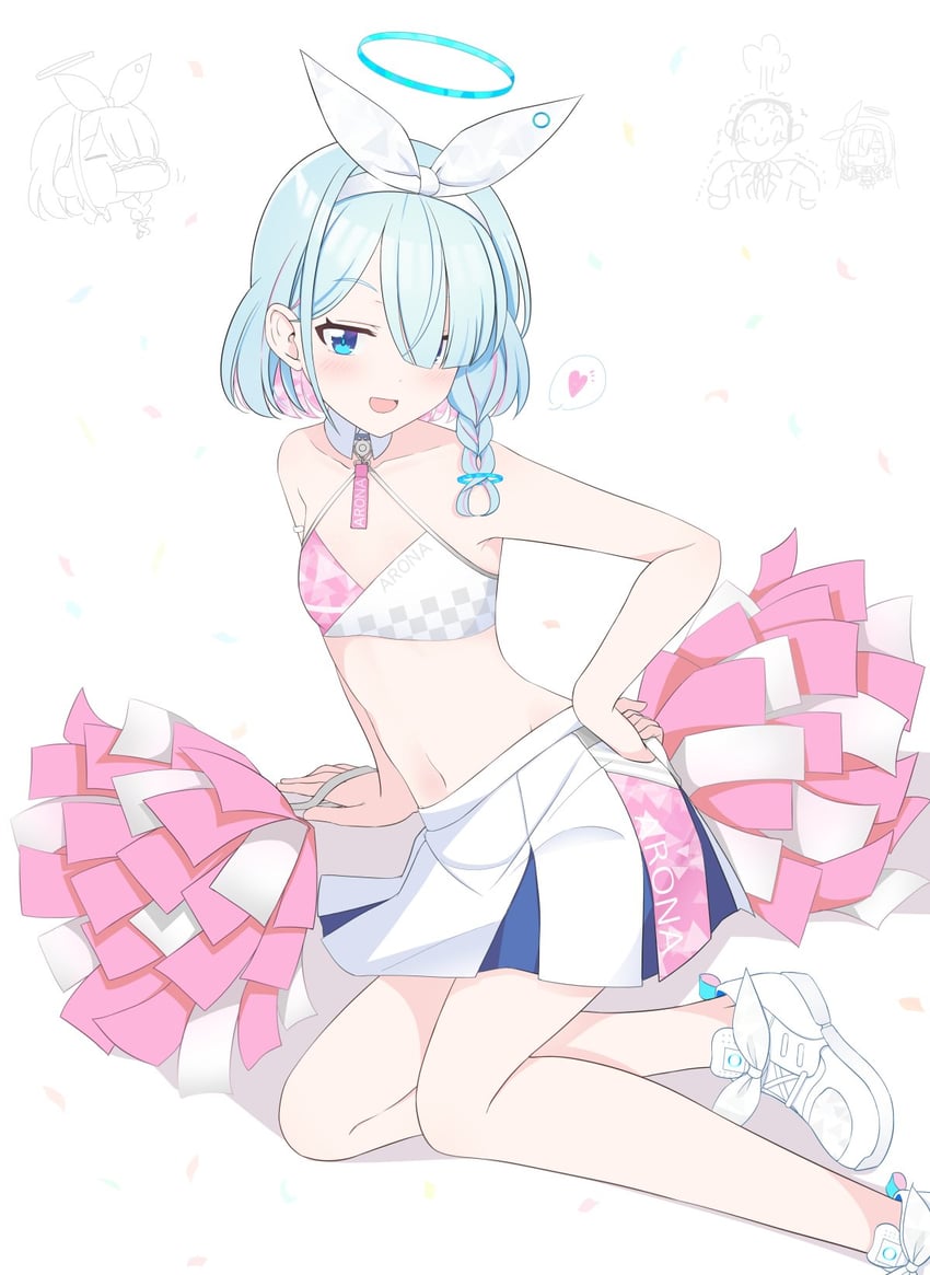sensei, doodle sensei, arona, and plana (blue archive) drawn by hoshino_ouka