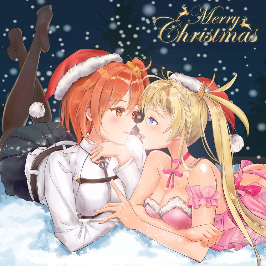 fujimaru ritsuka and bradamante (fate and 1 more) drawn by dateyou