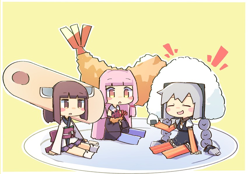kizuna akari, touhoku kiritan, and kotonoha akane (voiceroid) drawn by konohoshi