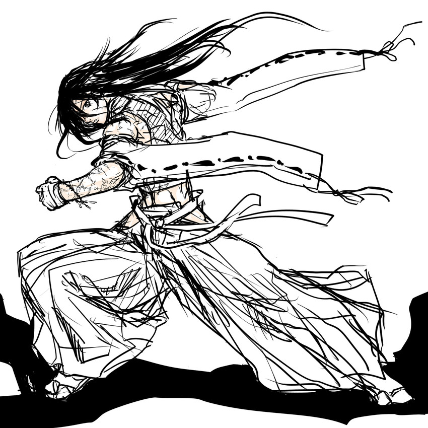 sendai hakurei no miko (original and 2 more) drawn by ledjoker07