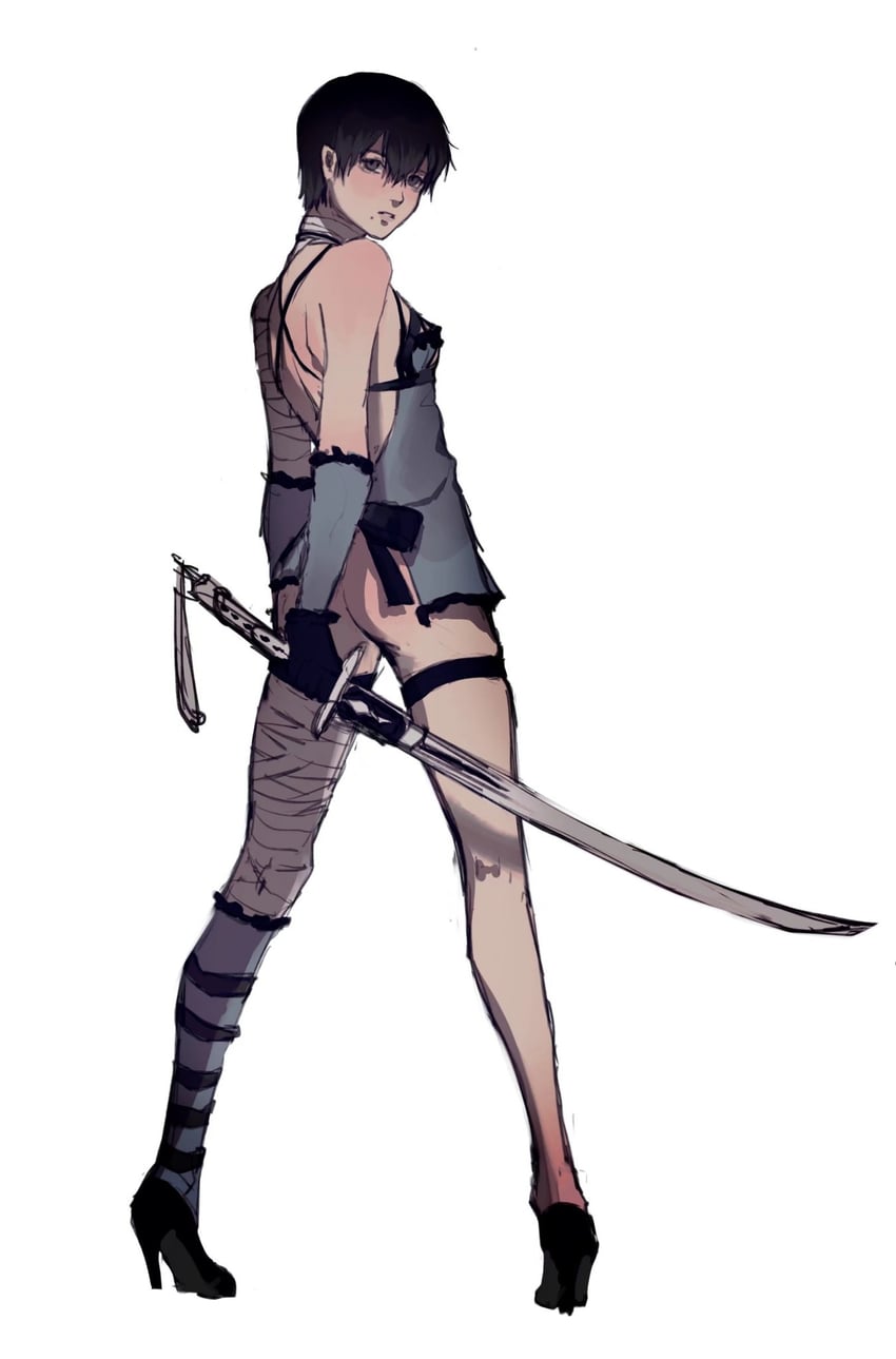 warrior of light, kaine, and adventurer (final fantasy and 2 more) drawn by xiao_dao_(kojimarie)
