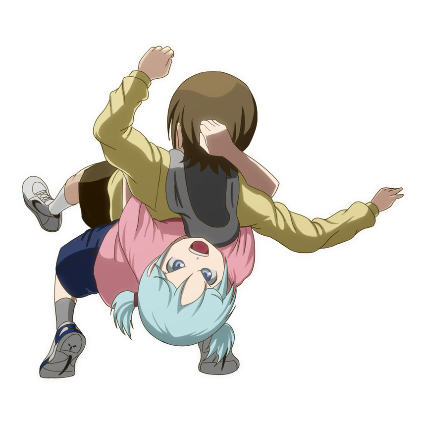 naganohara mio and aioi yuuko (nichijou) drawn by taka_(takahirokun)