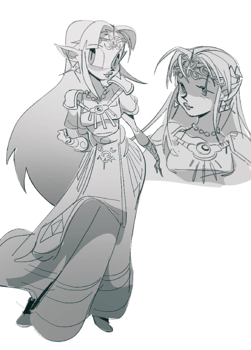 princess zelda (the legend of zelda and 1 more) drawn by tuckeryart