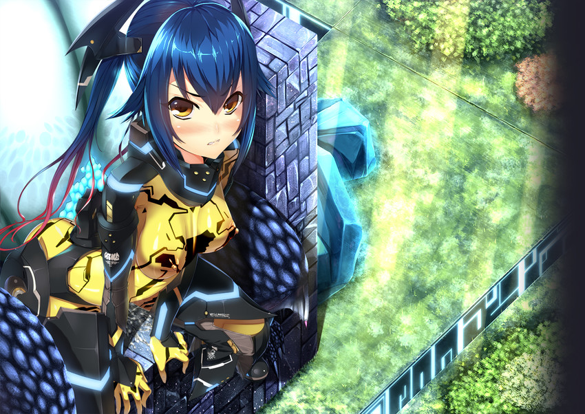 quna and zelsius (phantasy star and 1 more) drawn by tomi
