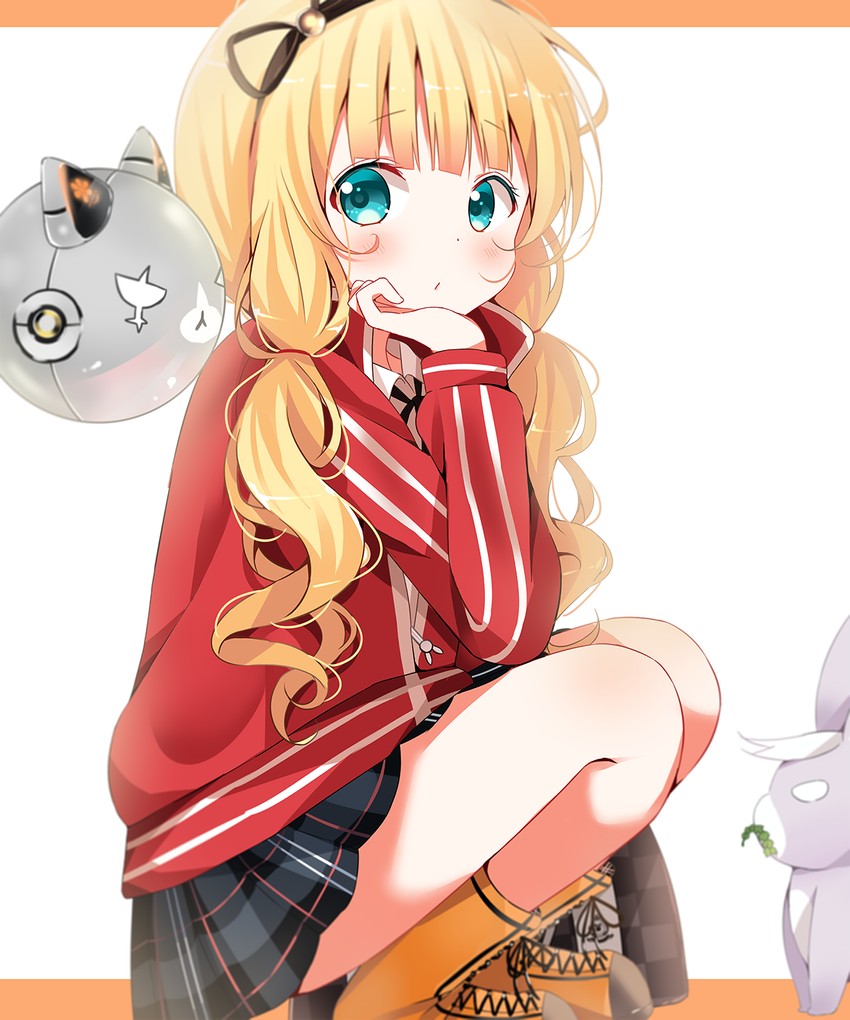 kirima syaro and wild geese (gochuumon wa usagi desu ka? and 1 more) drawn by deyui