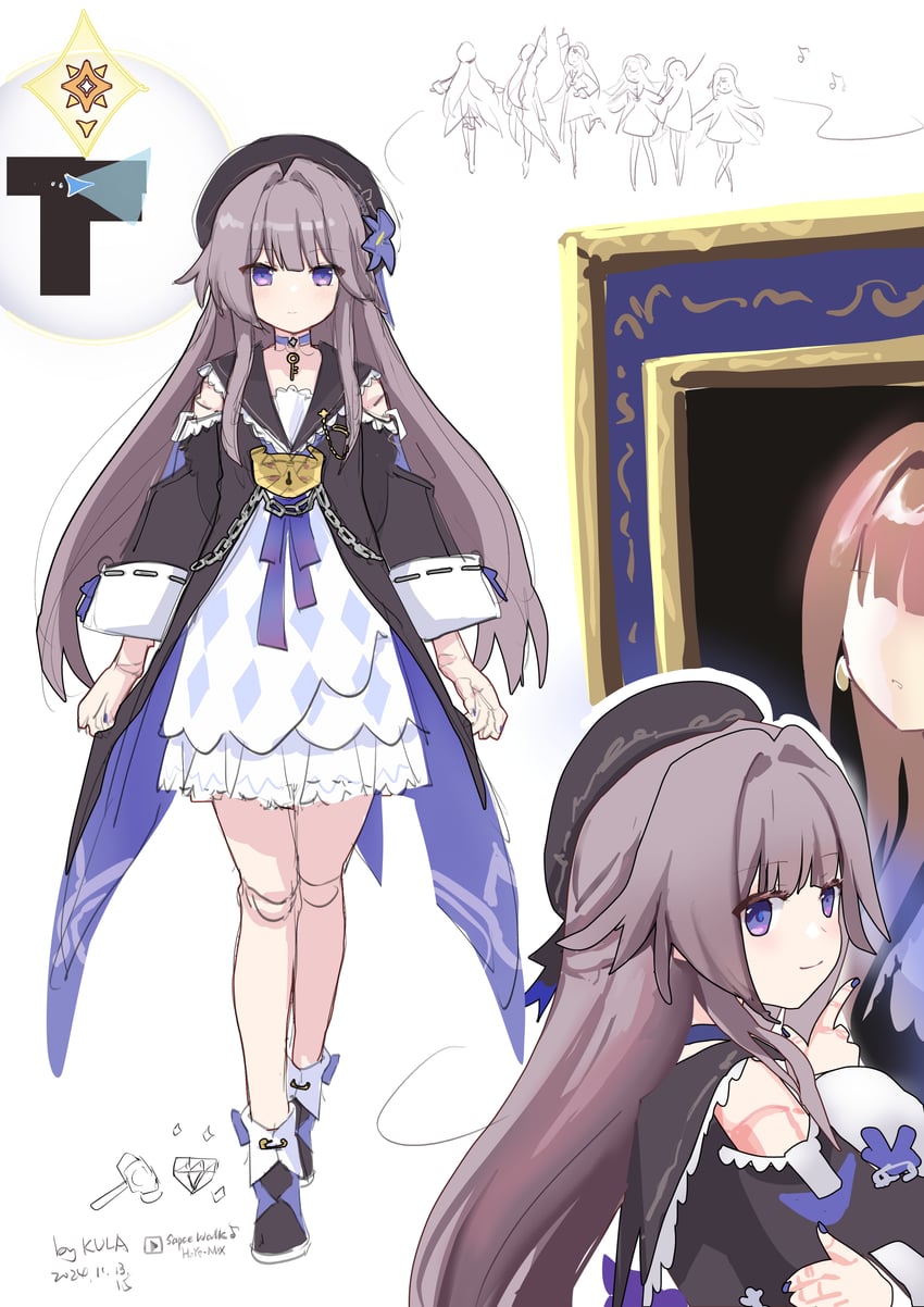 herta (honkai and 1 more) drawn by kkkula_(kula)