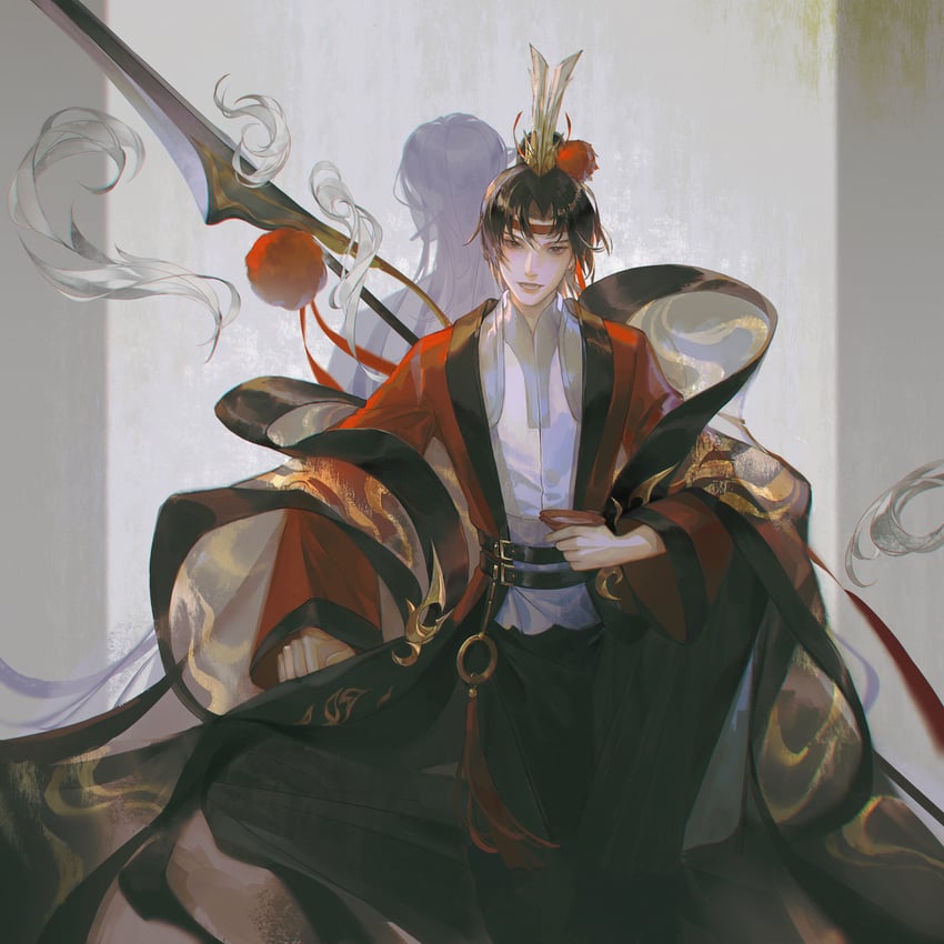 sun ce (wang chuan feng hua lu) drawn by azz_(azhaoaki)
