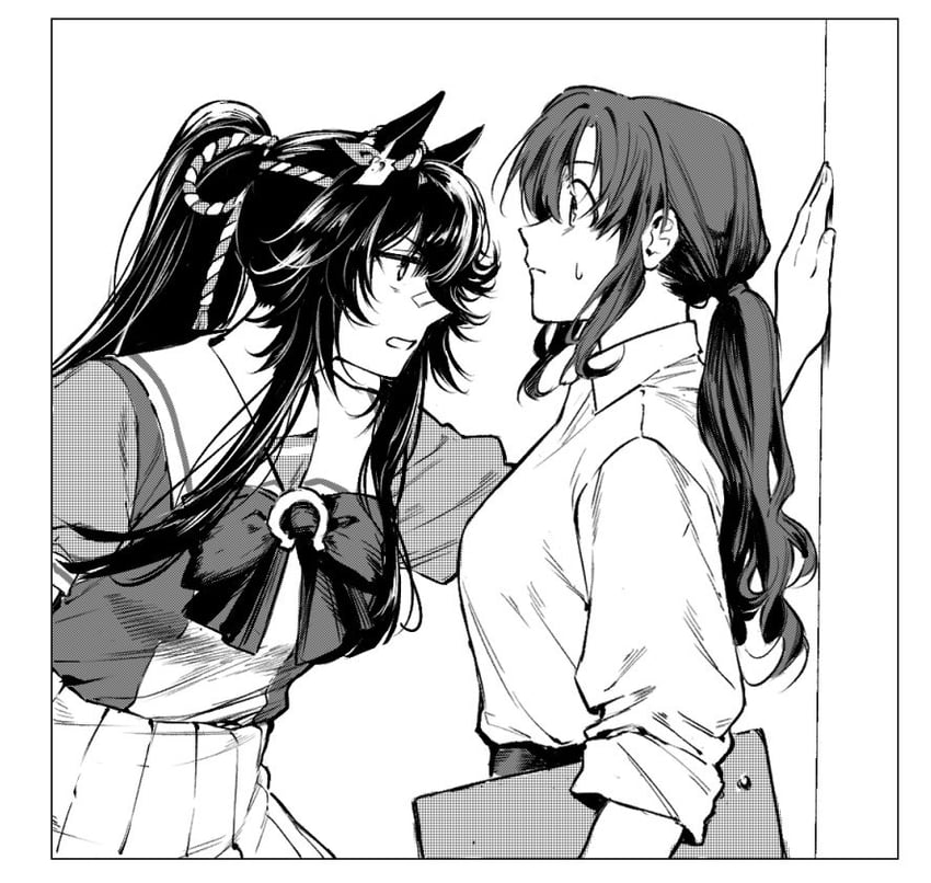 trainer, narita brian, and female trainer (umamusume) drawn by aoi_(aoi306)