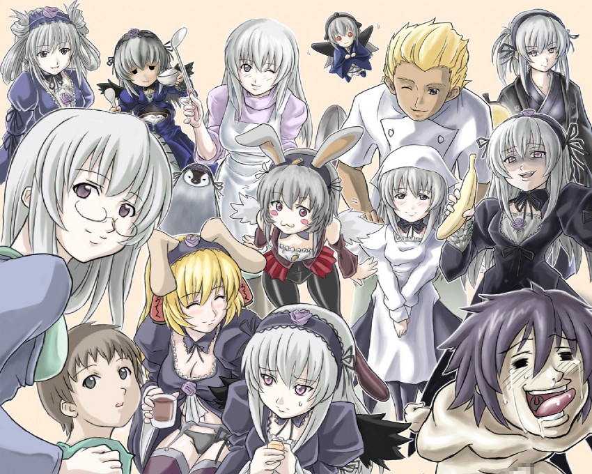 suigintou, dearka elsman, daiginjou, and pengintou (gundam and 4 more)