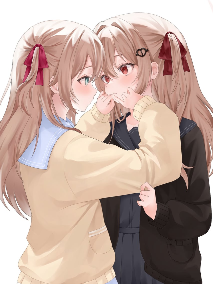 neuro-sama and evil neuro-sama (vedal ai) drawn by astrachan949