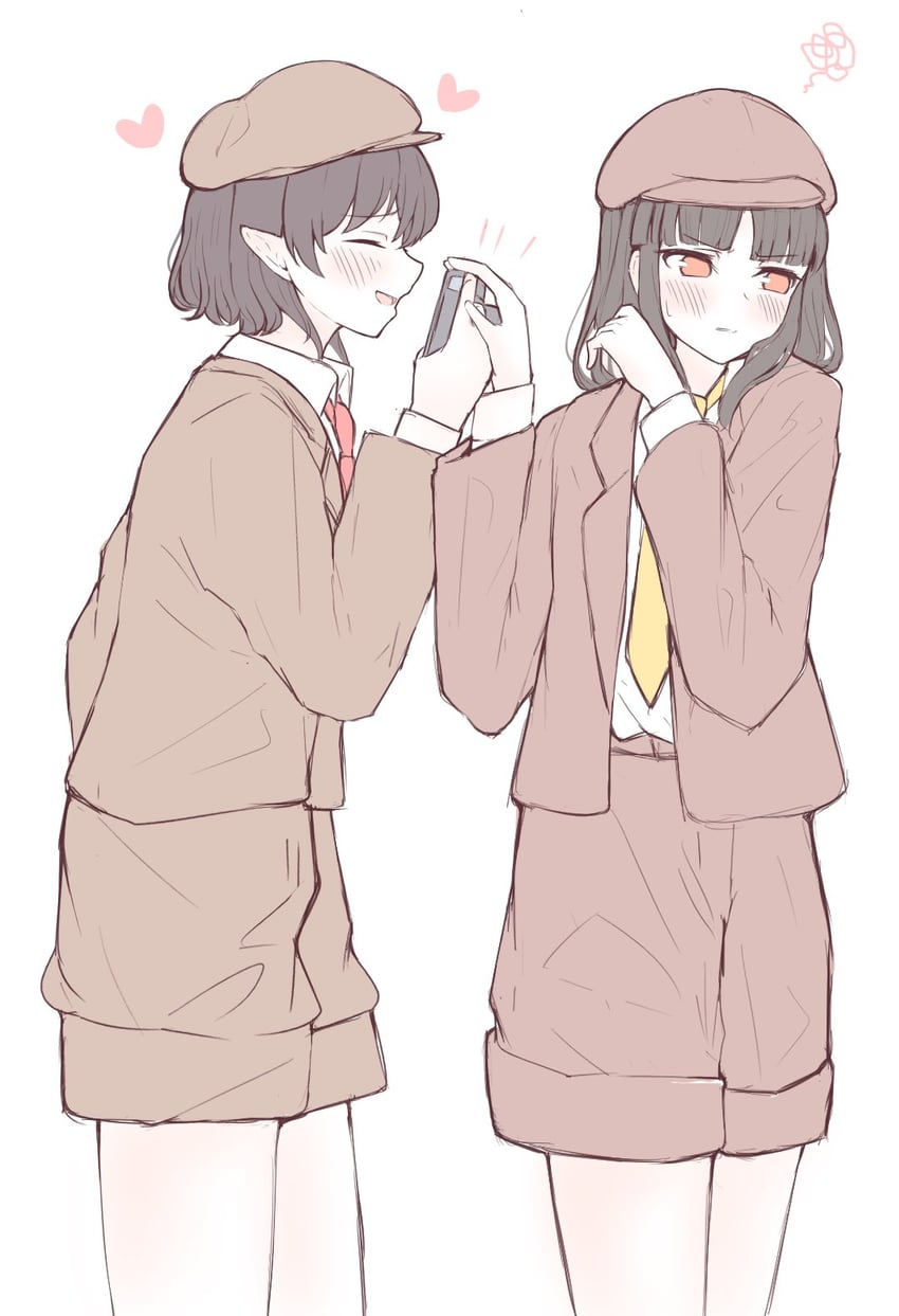 hakurei reimu and shameimaru aya (touhou) drawn by seele_(chanseele0128)
