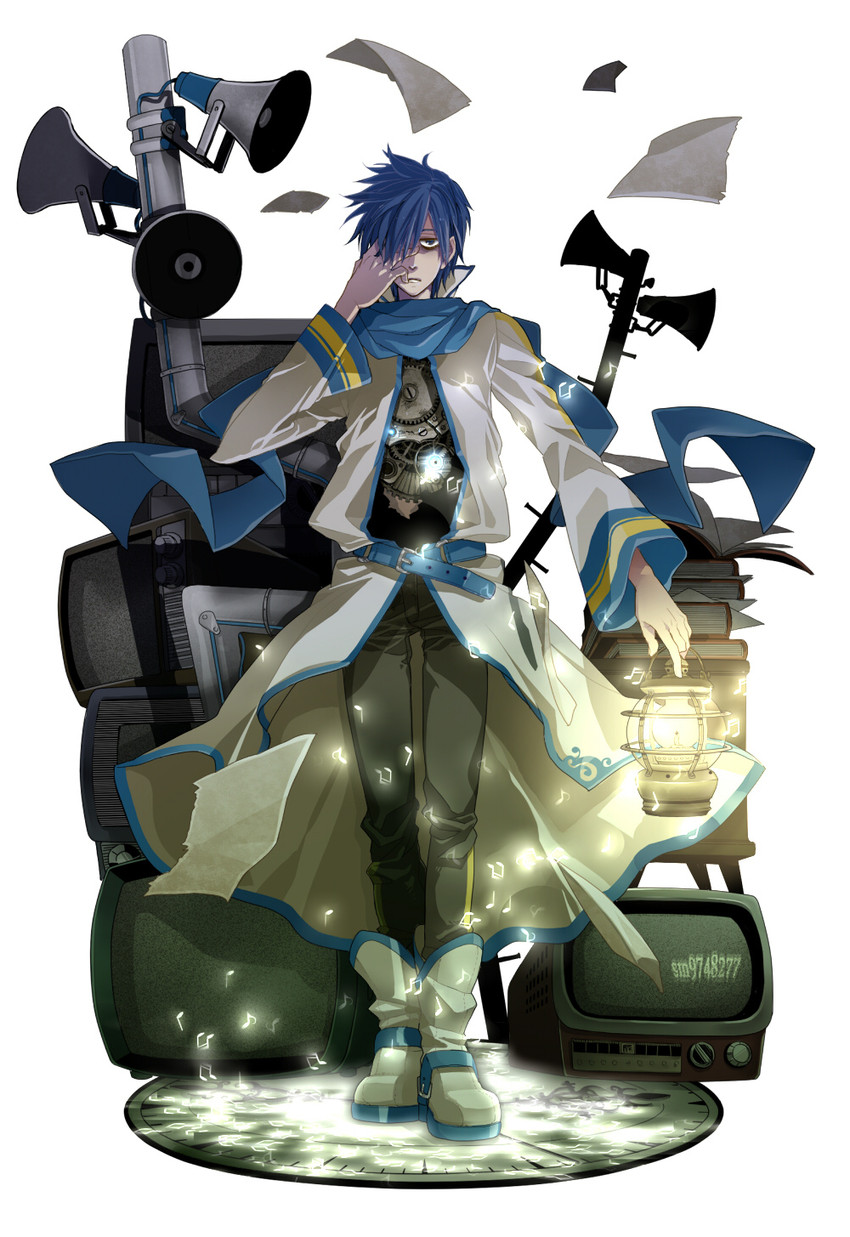 kaito (vocaloid) drawn by tomitake_noko