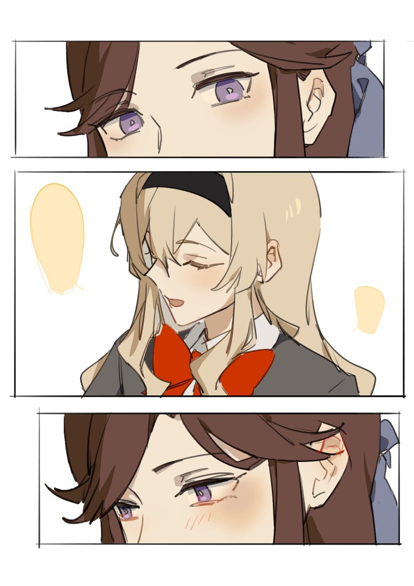 saijou claudine and tendou maya (shoujo kageki revue starlight) drawn by runrunsmallcake