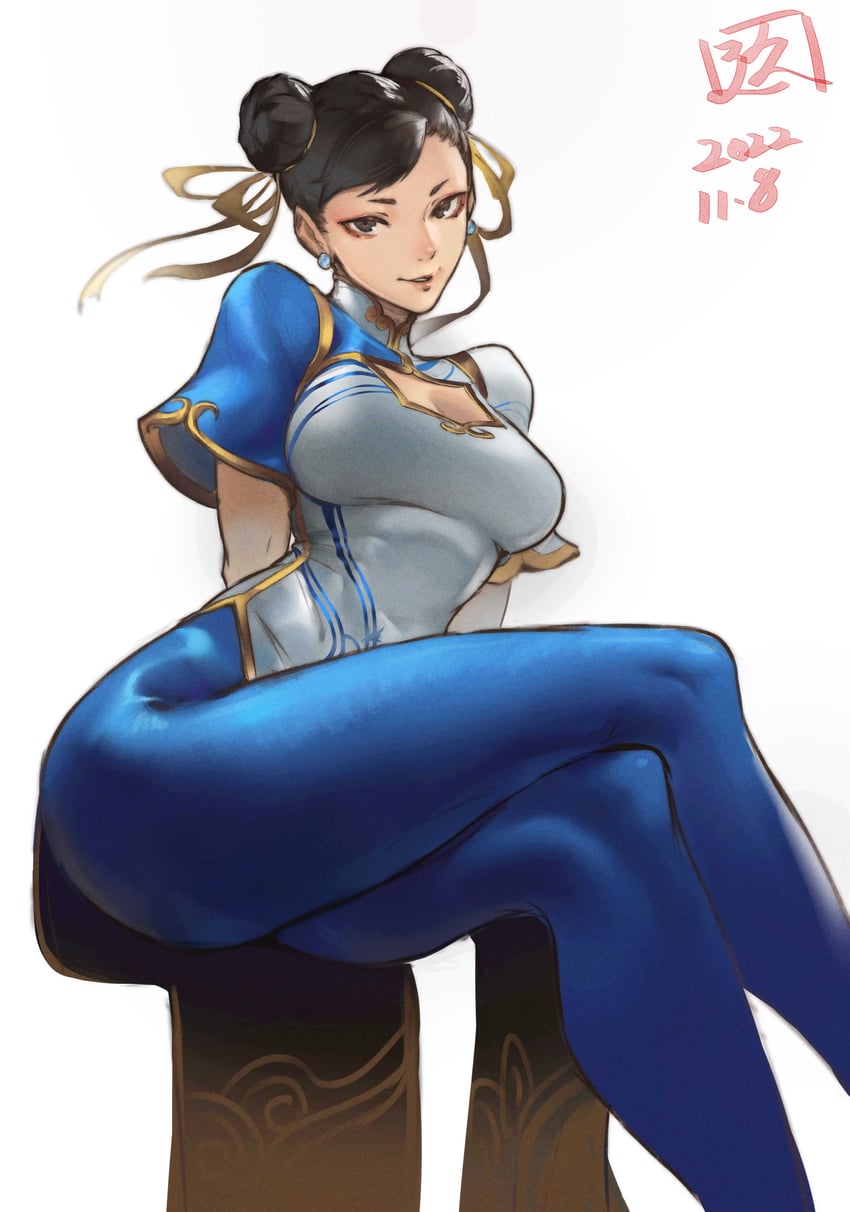 chun-li (street fighter and 1 more) drawn by juaag_acgy