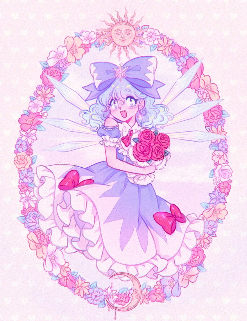 cirno (touhou) drawn by dreamysuite
