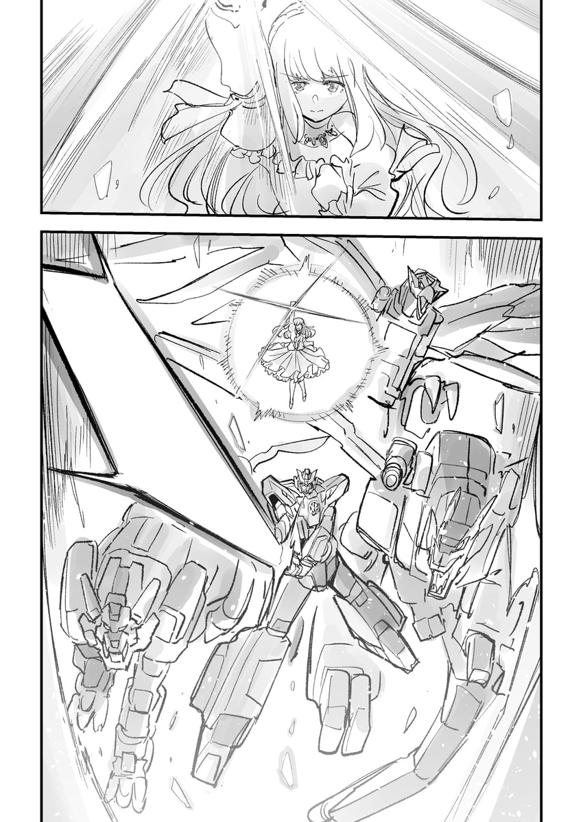 xe-shine and brave princess (original) drawn by kato_takuji