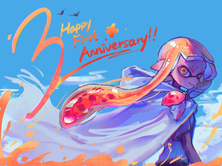 inkling player character and inkling girl (splatoon and 1 more) drawn by gucandiyi52092