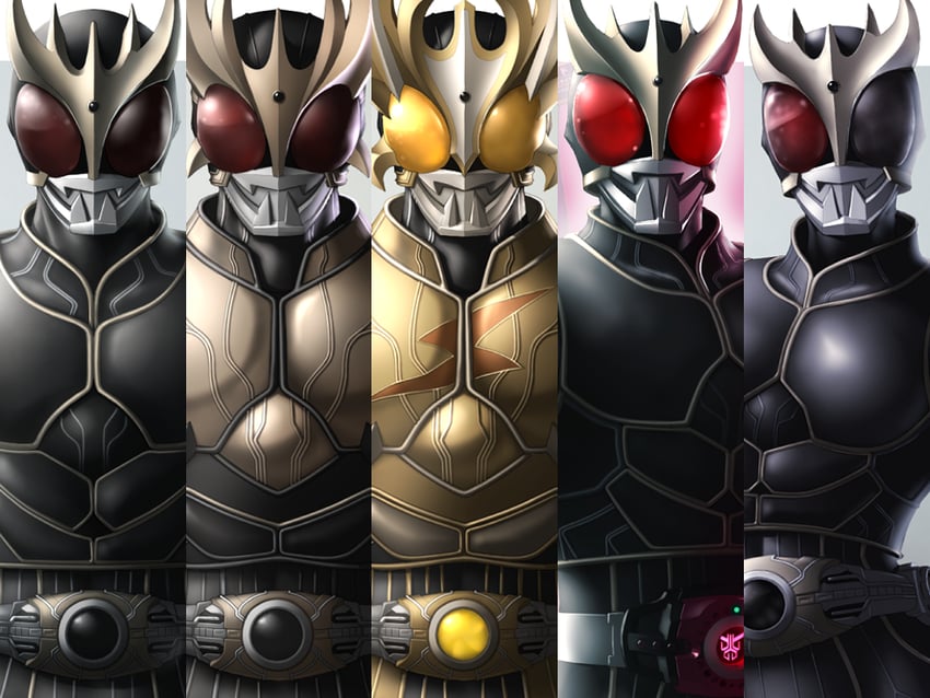kamen rider kuuga and kamen rider decade (kamen rider and 2 more) drawn by taikyoku_tsurugi