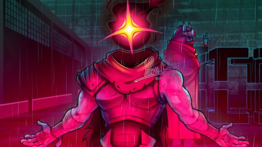 the drifter and the beheaded (hyper light drifter and 2 more) drawn by yore_donatsu