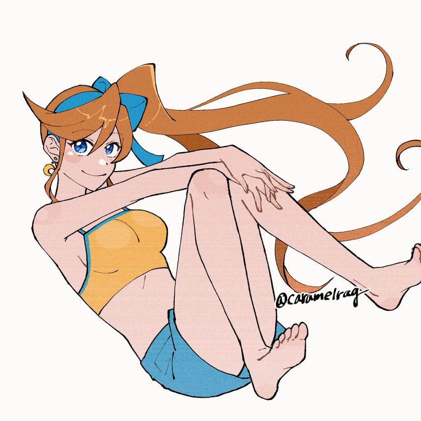 athena cykes (ace attorney and 1 more) drawn by caramelrag