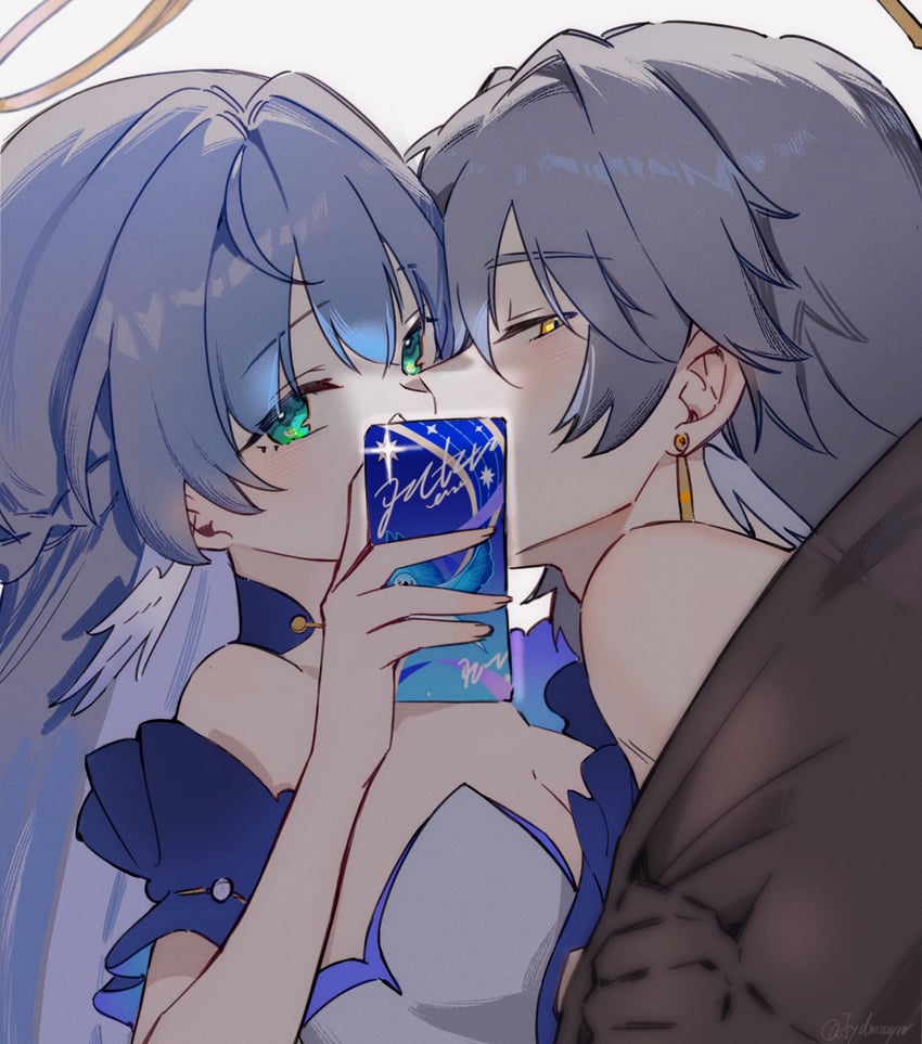 robin and sunday (honkai and 1 more) drawn by ji_yue