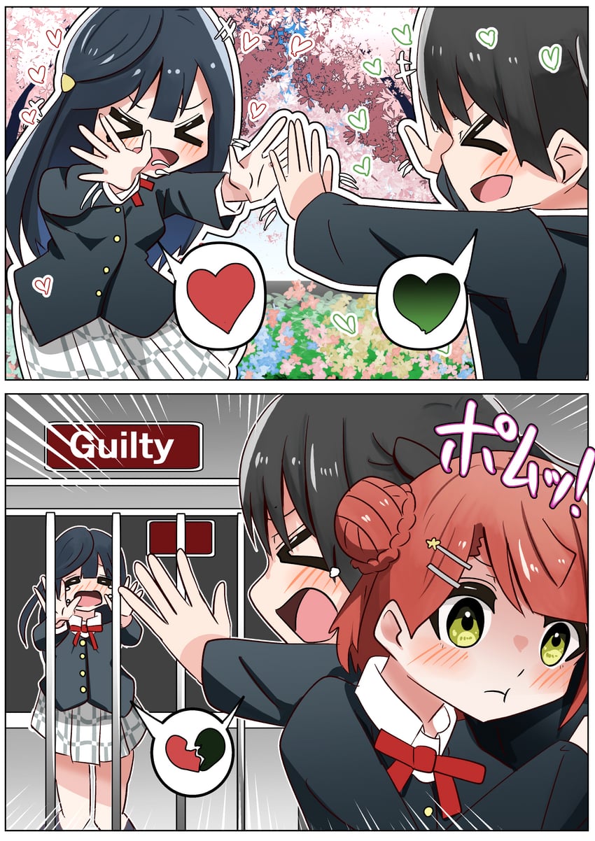 yuki setsuna, uehara ayumu, and takasaki yu (love live! and 2 more) drawn by noseru