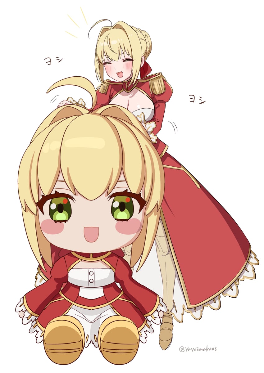 nero claudius (fate and 1 more) drawn by yayoi_maka