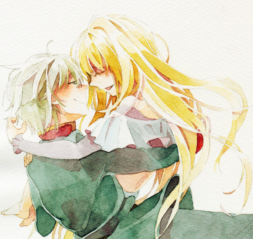 slaine troyard and asseylum vers allusia (aldnoah.zero) drawn by banbu