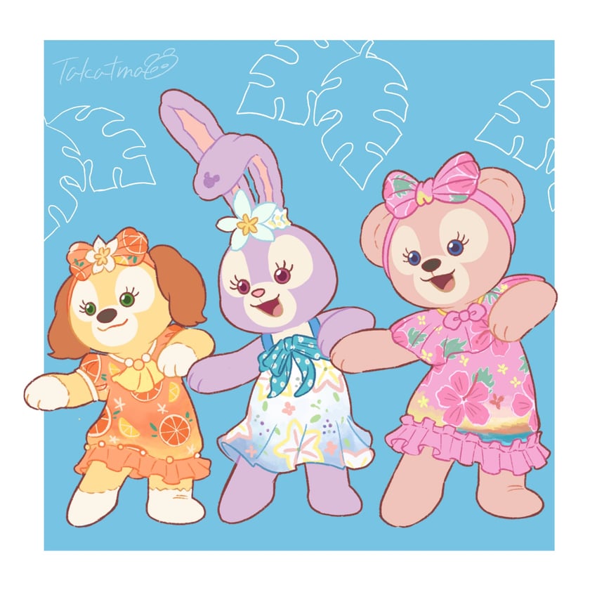 shelliemay, stellalou, and cookieann (duffy and friends) drawn by takatmaorange