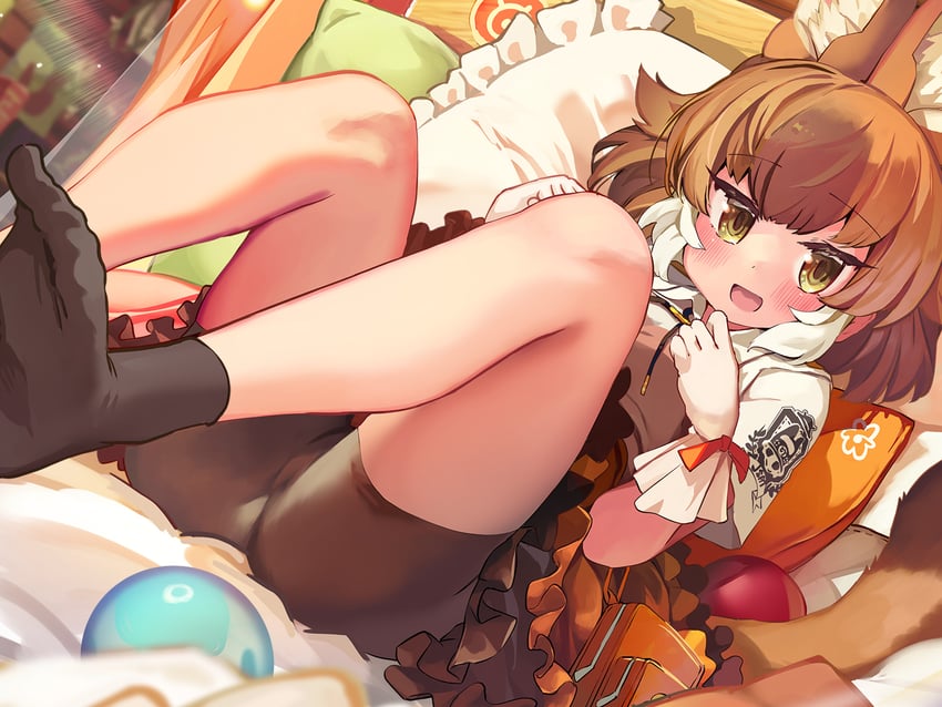 dhole (kemono friends and 1 more) drawn by sh703i