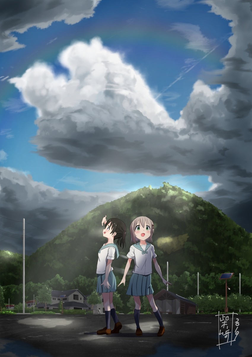 yukimura aoi and kuraue hinata (yama no susume) drawn by kohshibasaki