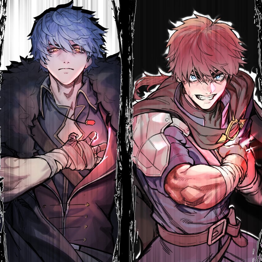 eugene lionheart and hamel dynas (damn reincarnation) drawn by gagrim