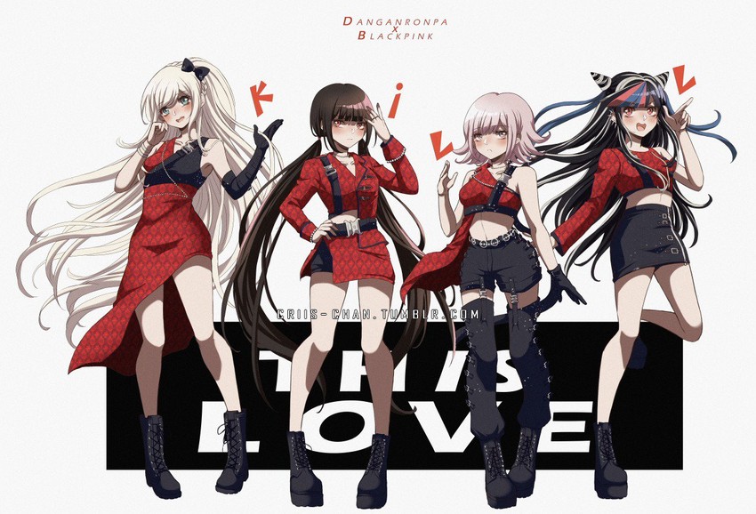 nanami chiaki, harukawa maki, mioda ibuki, and sonia nevermind (danganronpa and 3 more) drawn by criis-chan