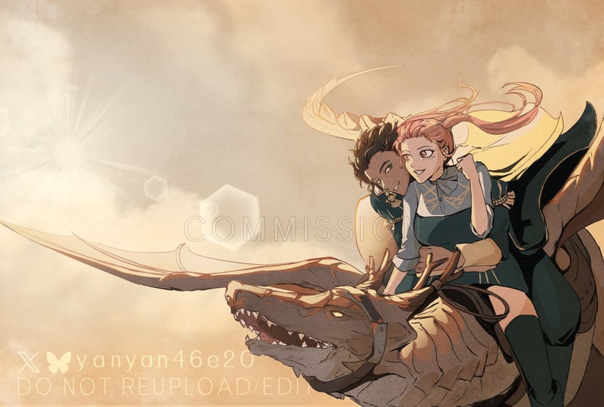 hilda valentine goneril and claude von riegan (fire emblem and 1 more) drawn by yanyan46e20