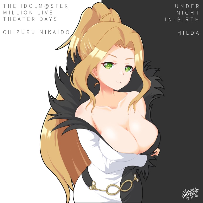 nikaido chizuru and hilda (idolmaster and 3 more) drawn by nillis