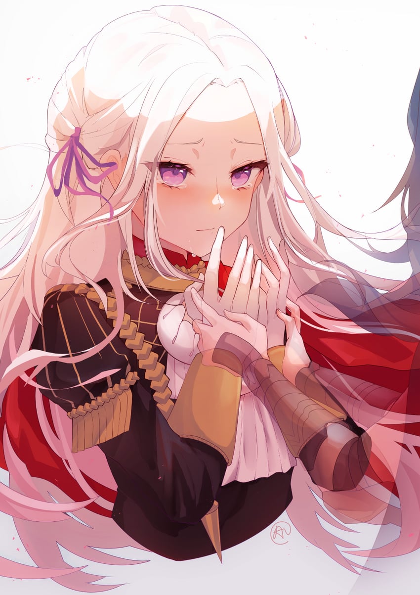 female byleth and edelgard von hresvelg (fire emblem and 1 more) drawn by aprahnicus