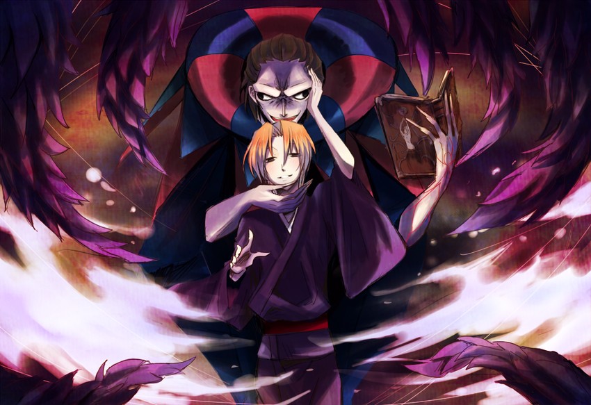 gilles de rais and uryuu ryuunosuke (fate and 1 more) drawn by konoji