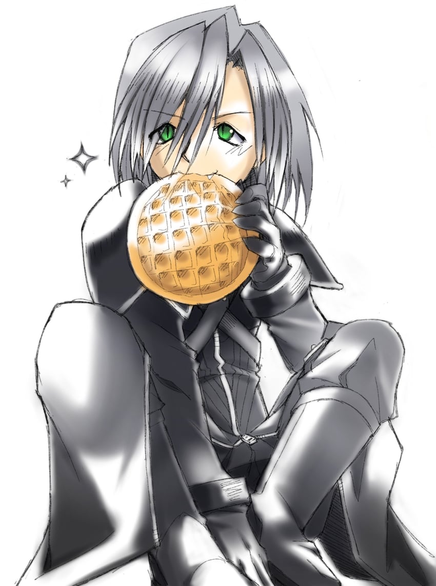 kadaj (final fantasy and 2 more) drawn by fluffy_sama
