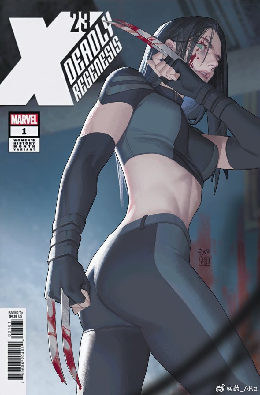 x-23 and laura kinney (marvel and 1 more) drawn by yaoyao794