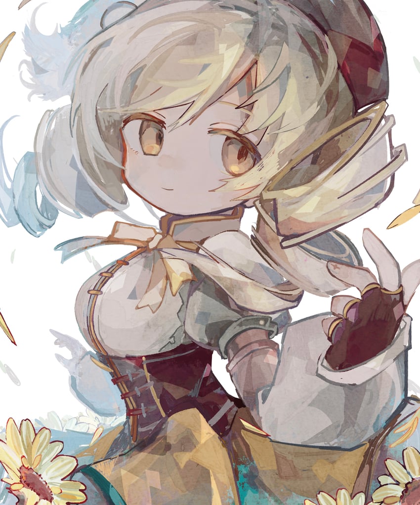 tomoe mami (mahou shoujo madoka magica) drawn by soresaki