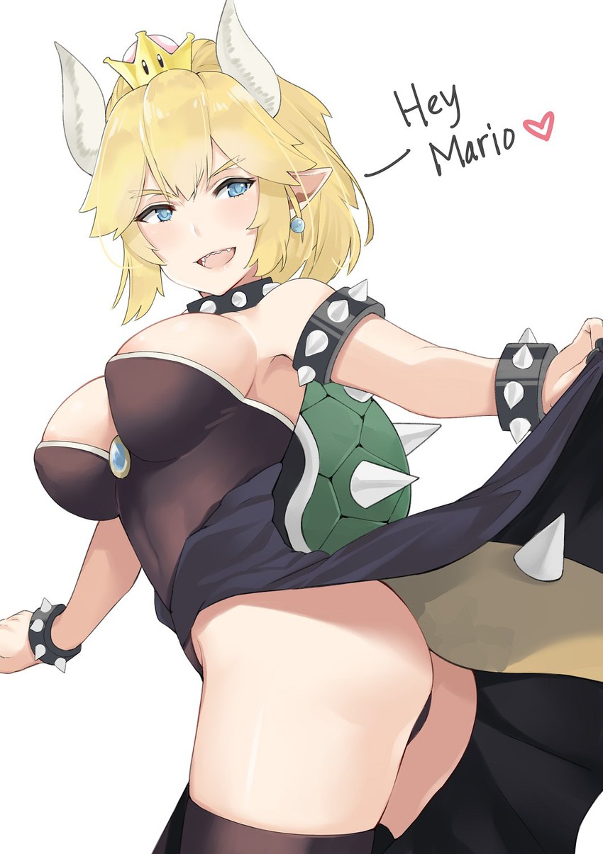 bowsette (mario and 1 more) drawn by j@ck