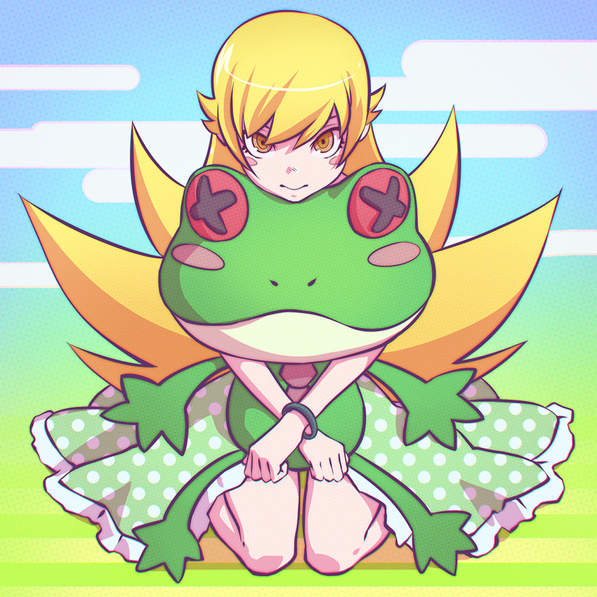 oshino shinobu (monogatari and 1 more) drawn by ilya_kuvshinov