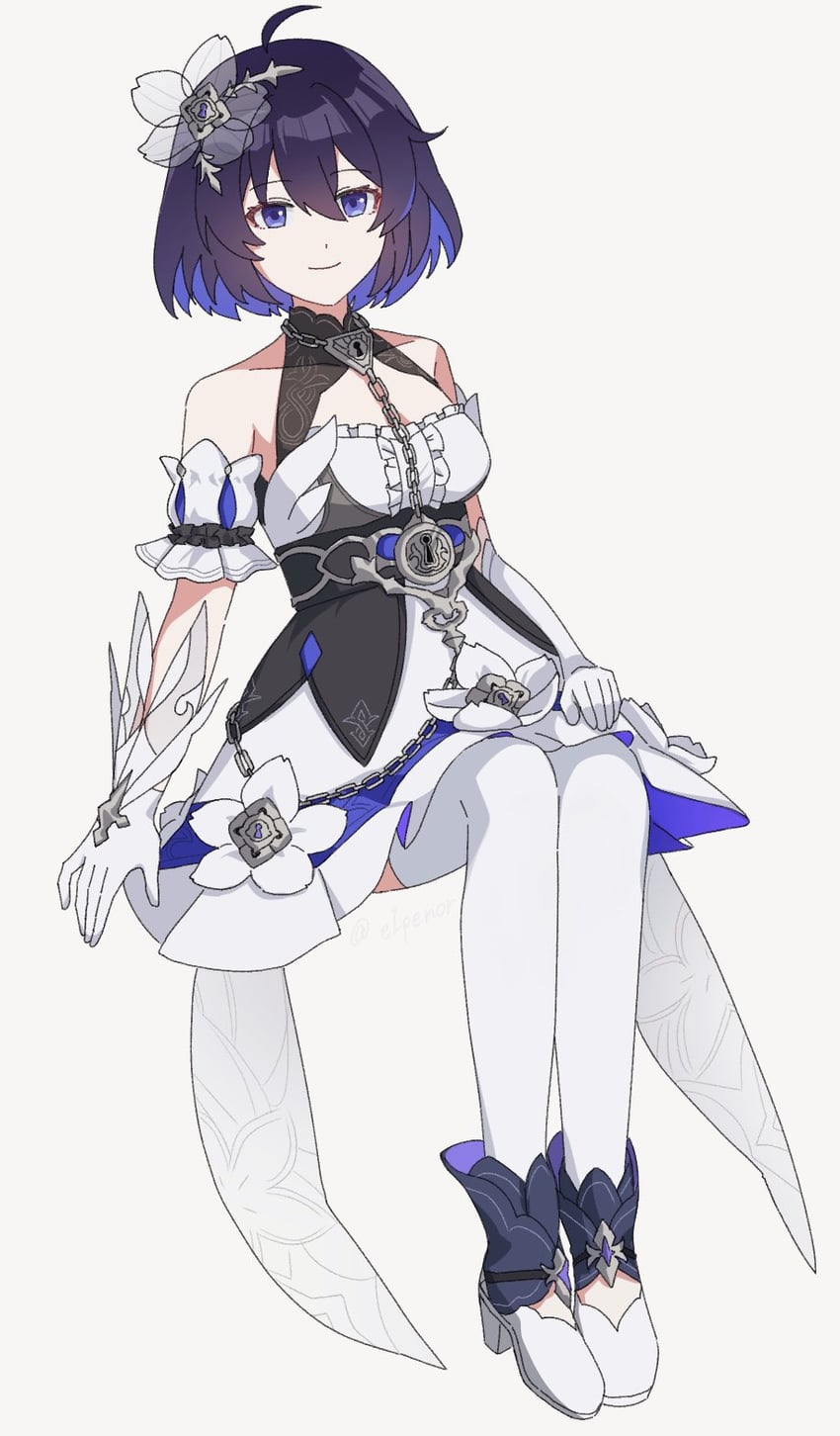 seele vollerei (honkai and 1 more) drawn by eipenor