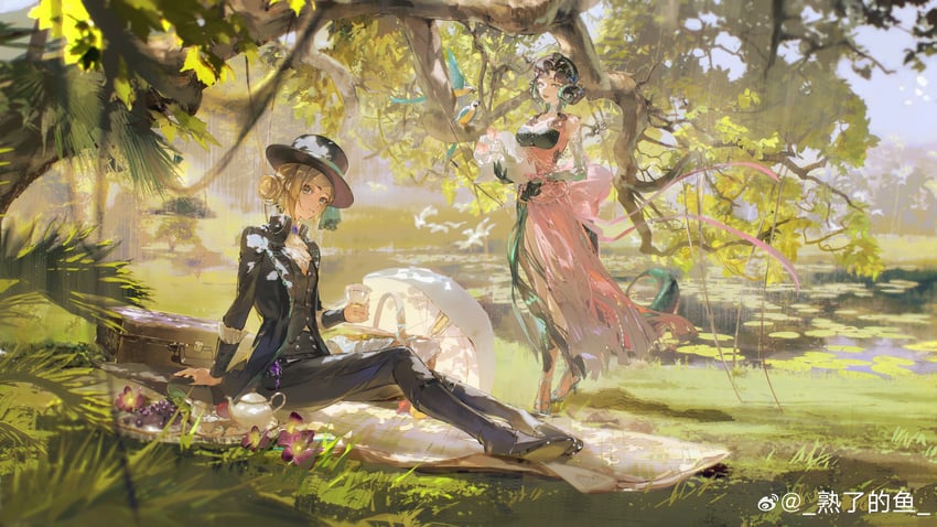 vertin and anjo nala (reverse:1999) drawn by shule_de_yu