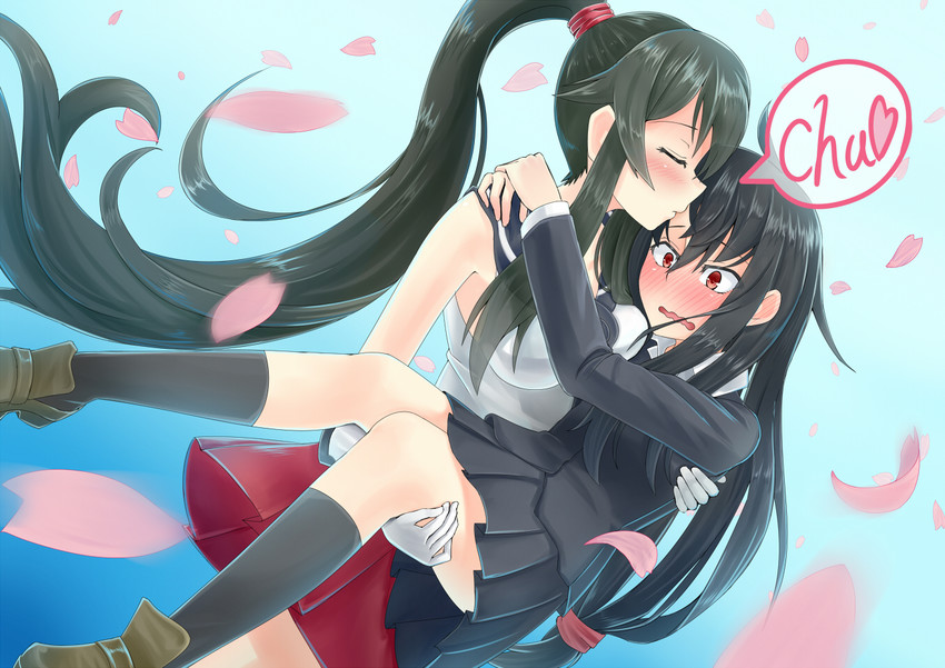 yahagi and hatsushimo (kantai collection) drawn by zaki_(loud_factory)